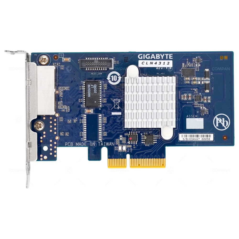 CLN4312 LP  GIGABYTE DUAL PORT 1GB RJ45 NETWORK ADAPTER LOW PROFILE FOR H261-H60